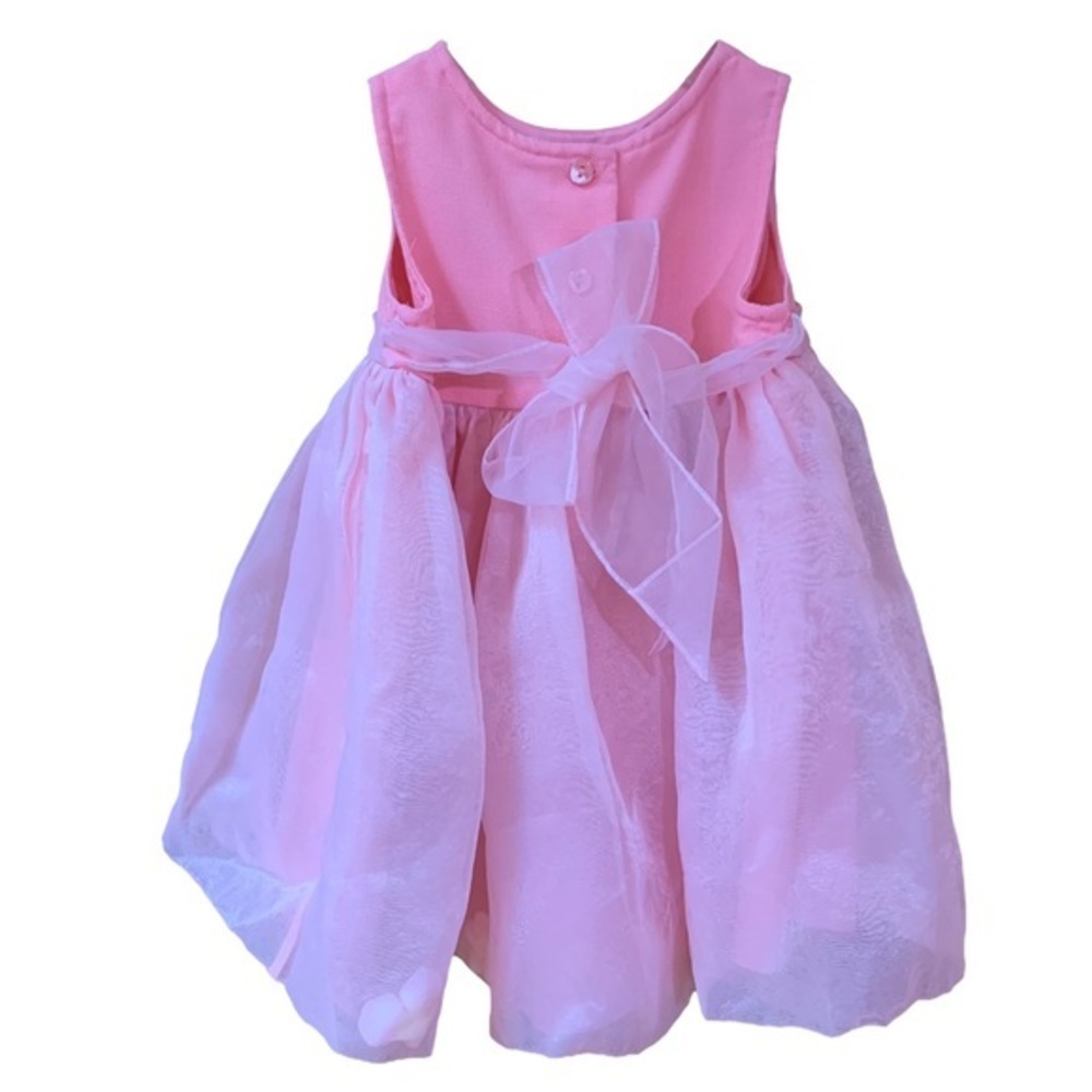 Rare Editions Pink Occasion Dress 12 months - Picture 9 of 10